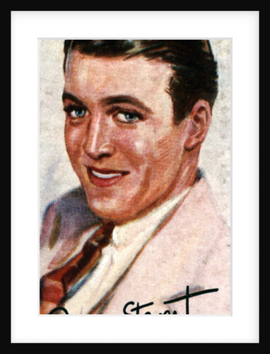Jimmy Stewart, (1908-1997), Academy Award winning American film and stage actor by Anonymous
