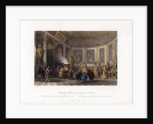 'Propitiatory Offerings for Departed Relatives', China by E Challis