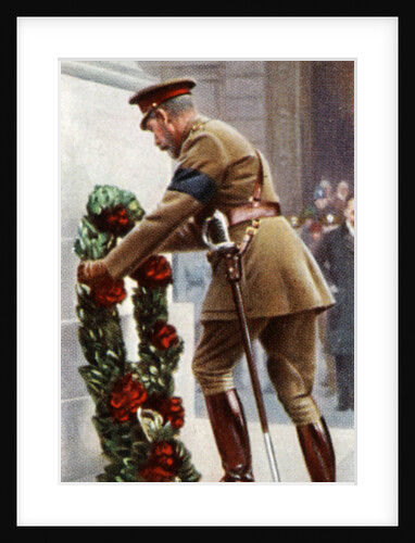 King George V at the Cenotaph, November 11th by Anonymous