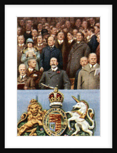 King George V at the Cup Final, Wembley, April 23rd by Anonymous