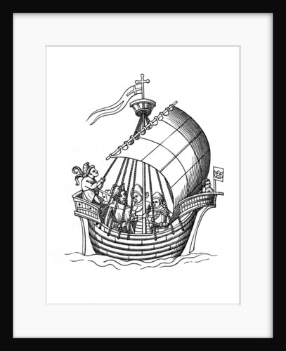 Sailing ship by Henry Shaw