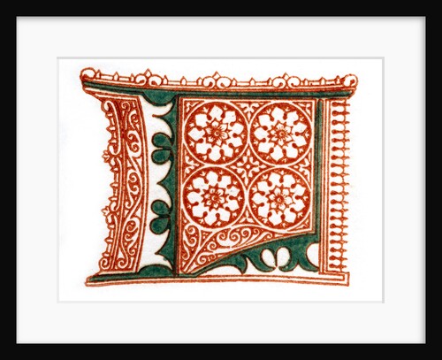 Initial letter 'L' by Henry Shaw