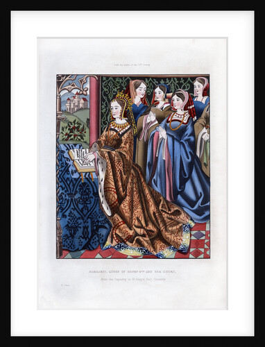 Margaret, Queen of Henry VI, and her Court by Henry Shaw