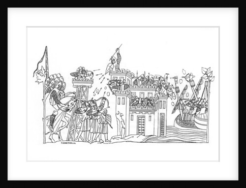 Siege scene by Henry Shaw