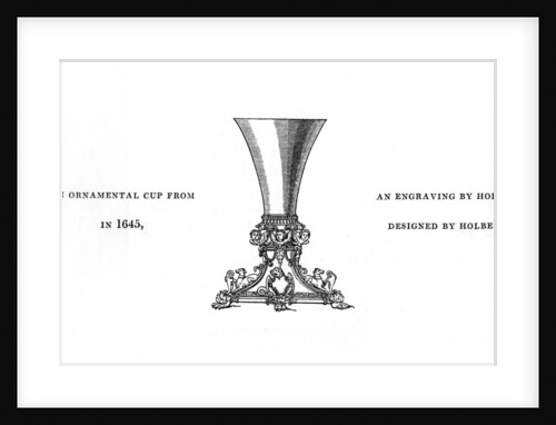Ornamental cup by Henry Shaw