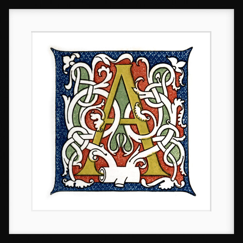 Initial letter 'A' by Henry Shaw