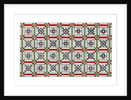Ornamental pavement by Henry Shaw
