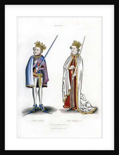 King John and King Henry I by Henry Shaw