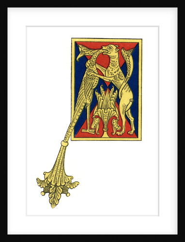 Initial letter 'A' by Henry Shaw