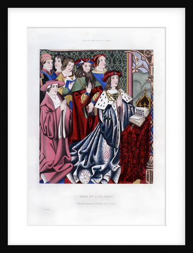 Henry VI and his court by Henry Shaw