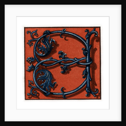 Initial letter 'A' by Henry Shaw