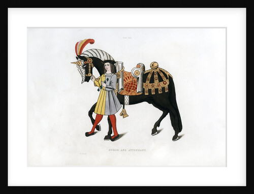 Horse and attendant by Henry Shaw