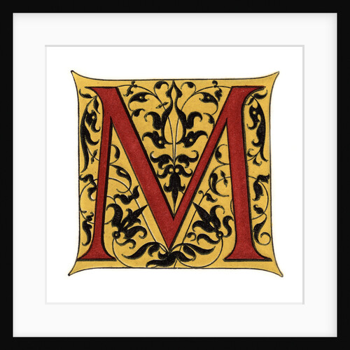 Initial letter 'M' by Henry Shaw