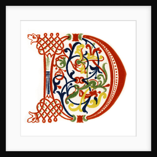 Initial letter 'D' by Henry Shaw