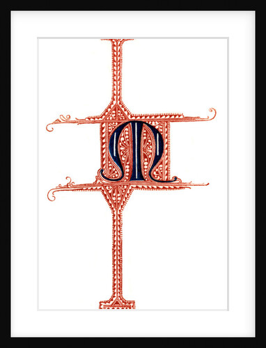 Initial letter 'M' by Henry Shaw