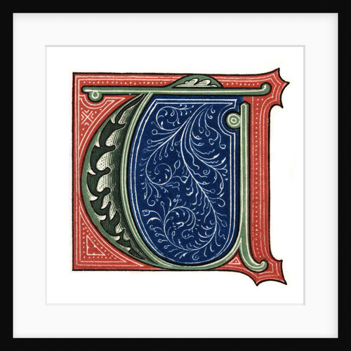 Initial letter 'T' by Henry Shaw