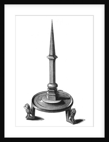 Bronze candlestick by Henry Shaw
