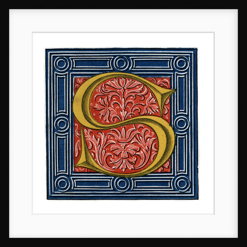 Initial letter 'S' by Henry Shaw