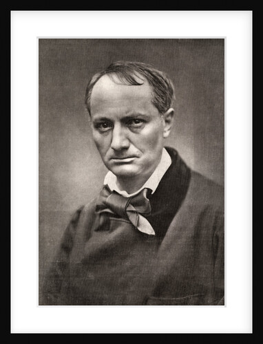 Charles Baudelaire, influential French poet, critic and translator by Anonymous