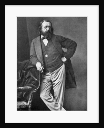 Theophile Gautier, French poet, dramatist, novelist, journalist, and literary critic by Anonymous