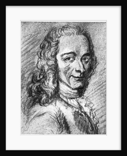 Voltaire, French Enlightenment writer, essayist, deist and philosopher by Anonymous