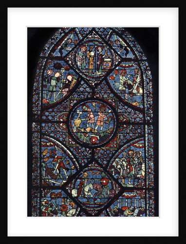 Charlemagne Window, Cathedral of Chartres, France by Anonymous