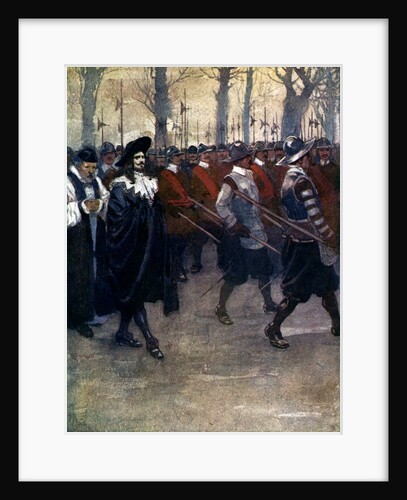 Charles the King walked for the last time through the streets of London by A S Forrest