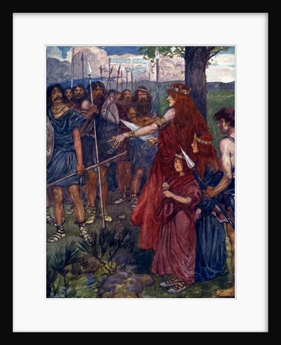 'Will you follow me, men?', c61 AD by A S Forrest