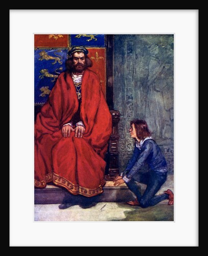 The little boy knelt before the King and stammered out the story by A S Forrest
