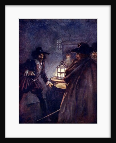 Stern men with drawn swords closed in upon him by A S Forrest