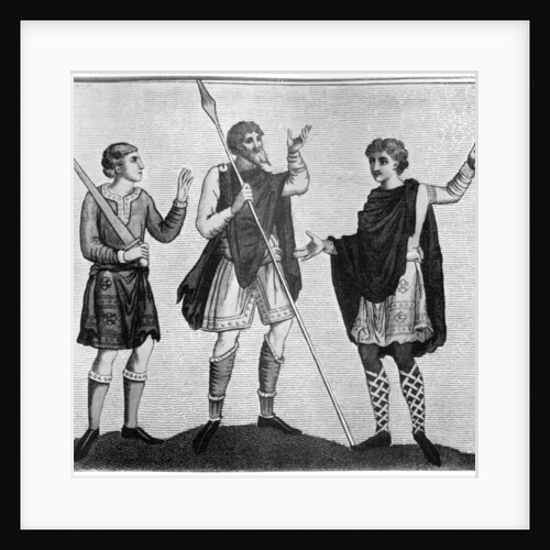 Saxon cross-gartering by Anonymous