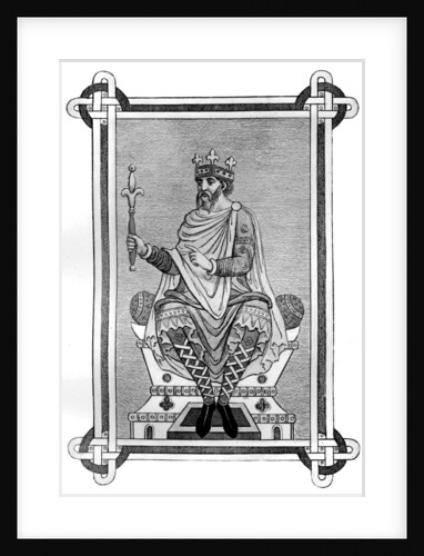 A Saxon monarch by Anonymous