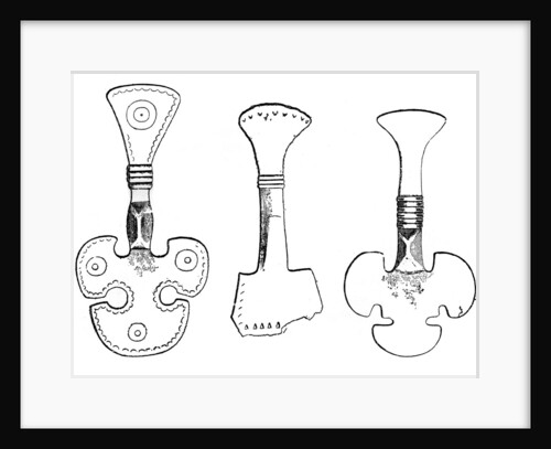 Saxon fibulae by Anonymous