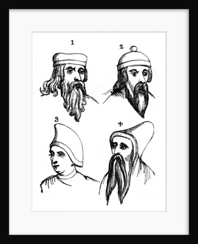 Norman head coverings by Anonymous