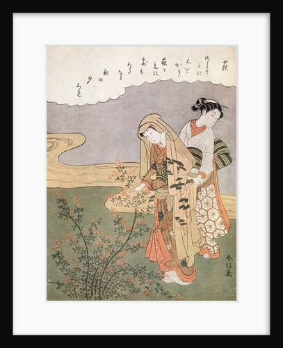 Young Lady and Maid by Suzuki Harunobu