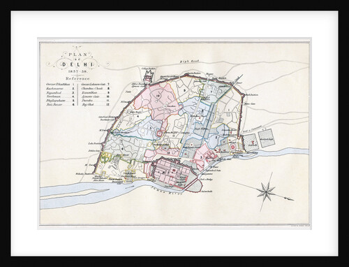 Plan of Delhi, India by Guyoy & Wood