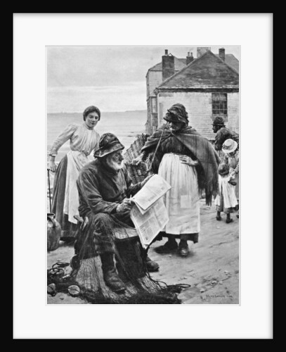 When the Boats are Away by Walter Langley