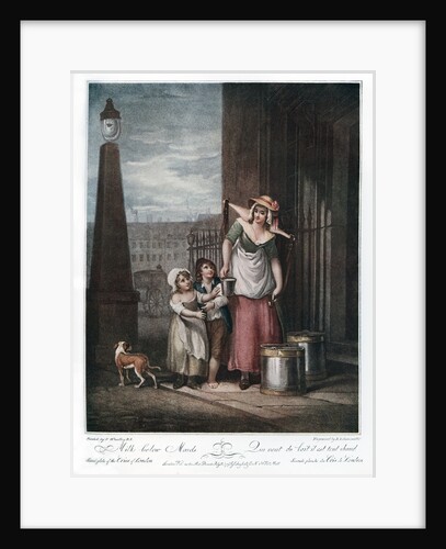 Milk Below Maids by Luigi Schiavonetti