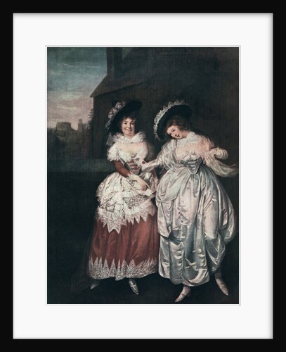 Mrs Page and Mrs Ford Reading Falstaff's Love Letters by Matthew William Peters