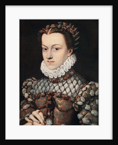 Princess Elizabeth of Austria by Francois Clouet