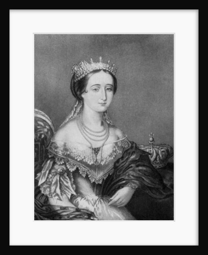 Eugenie de Montijo, Empress Consort of France c1853-1857 by George Baxter