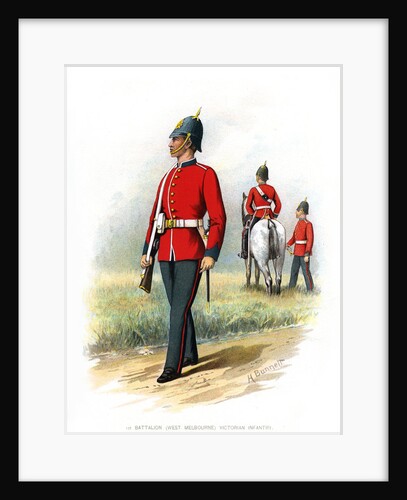 1st Battalion (West Melbourne) Victoria Infantry by H Bunnett