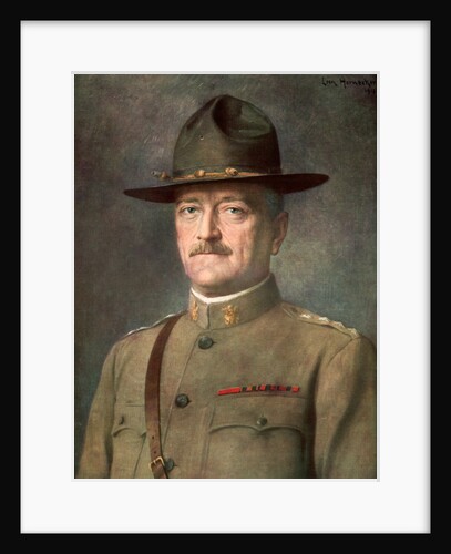 John Joseph 'Black Jack' Pershing, American general by Leon Hornecker