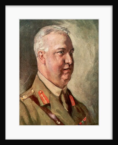 Sir Arthur William Currie, Canadian First World War general by Anonymous