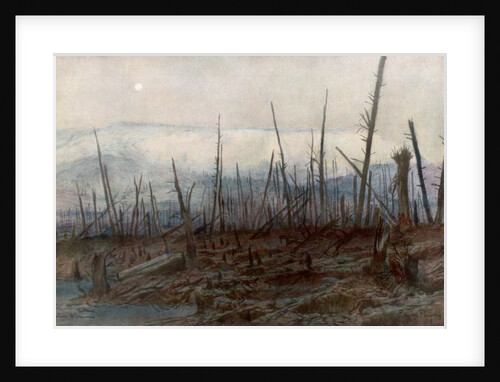 The Cliff of Craonne by Francois Flameng