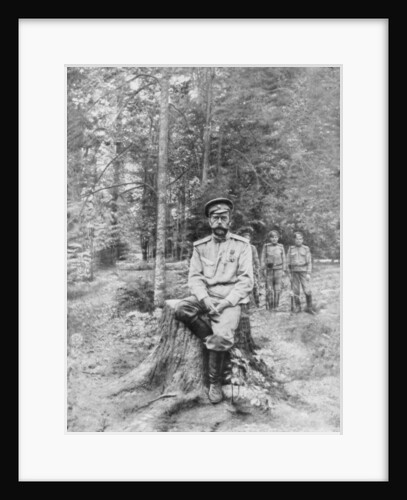 Tsar Nicholas II in exile, Tobolsk, Siberia by Anonymous