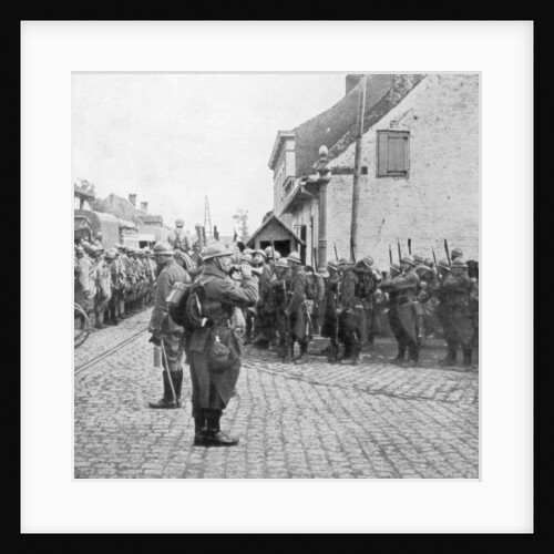 French and Belgian troops, Flanders by Anonymous