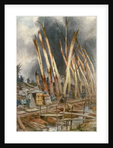 The offensive of Yser by Francois Flameng