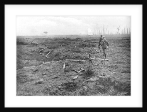 Allied troops at the Yser Canal, Belgium by Anonymous