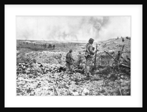 The trenches of Champagne, France by Anonymous